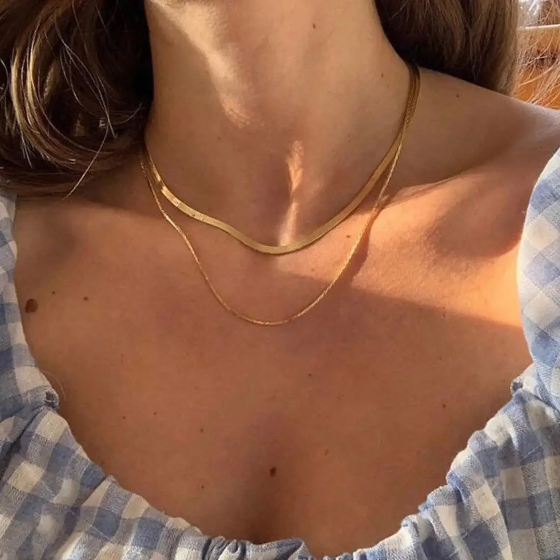 Elsie Snake Shape Layered Necklace