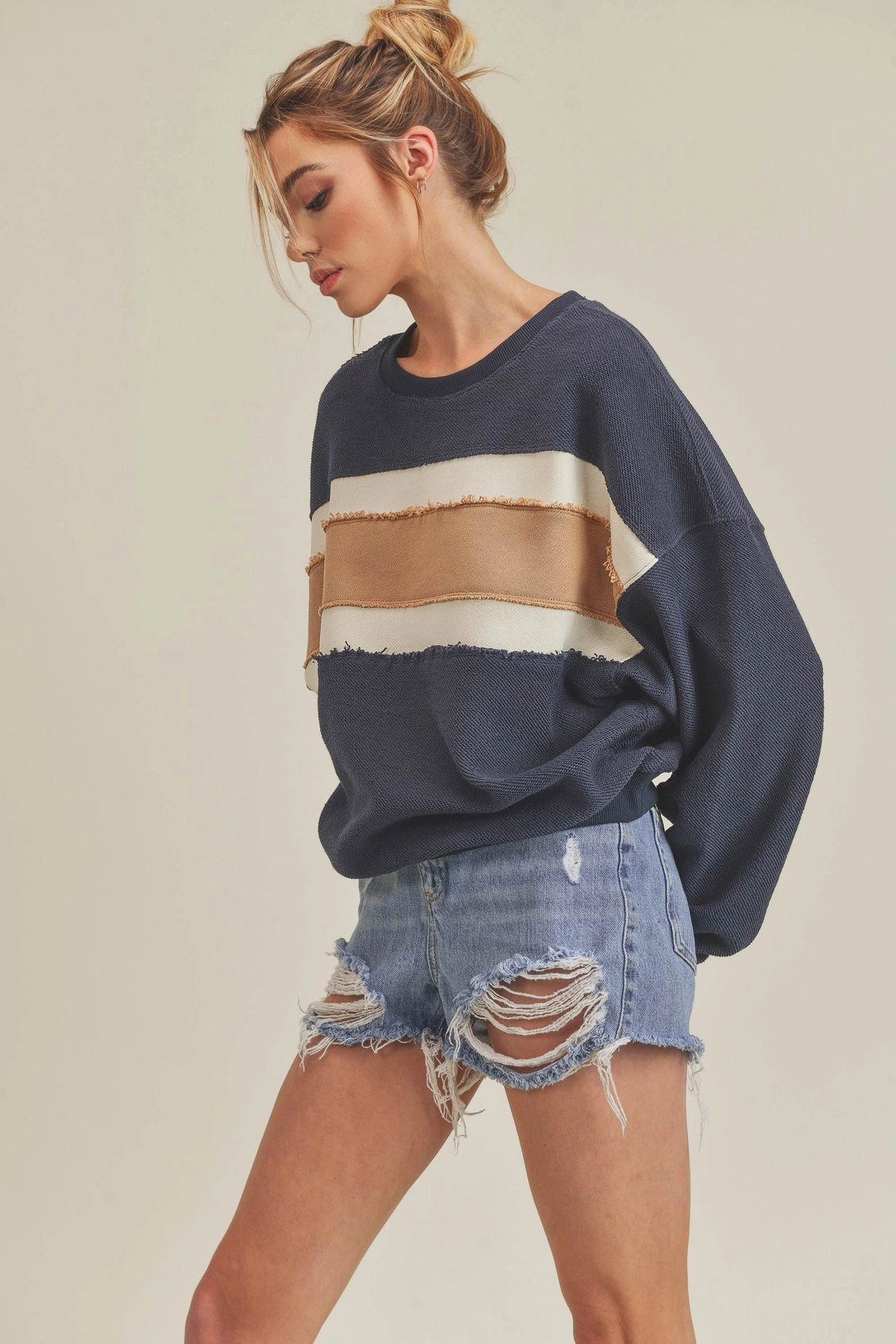 Winnie Striped Pullover Sweater