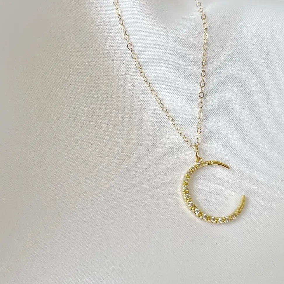 Luna Crescent Moon Necklace