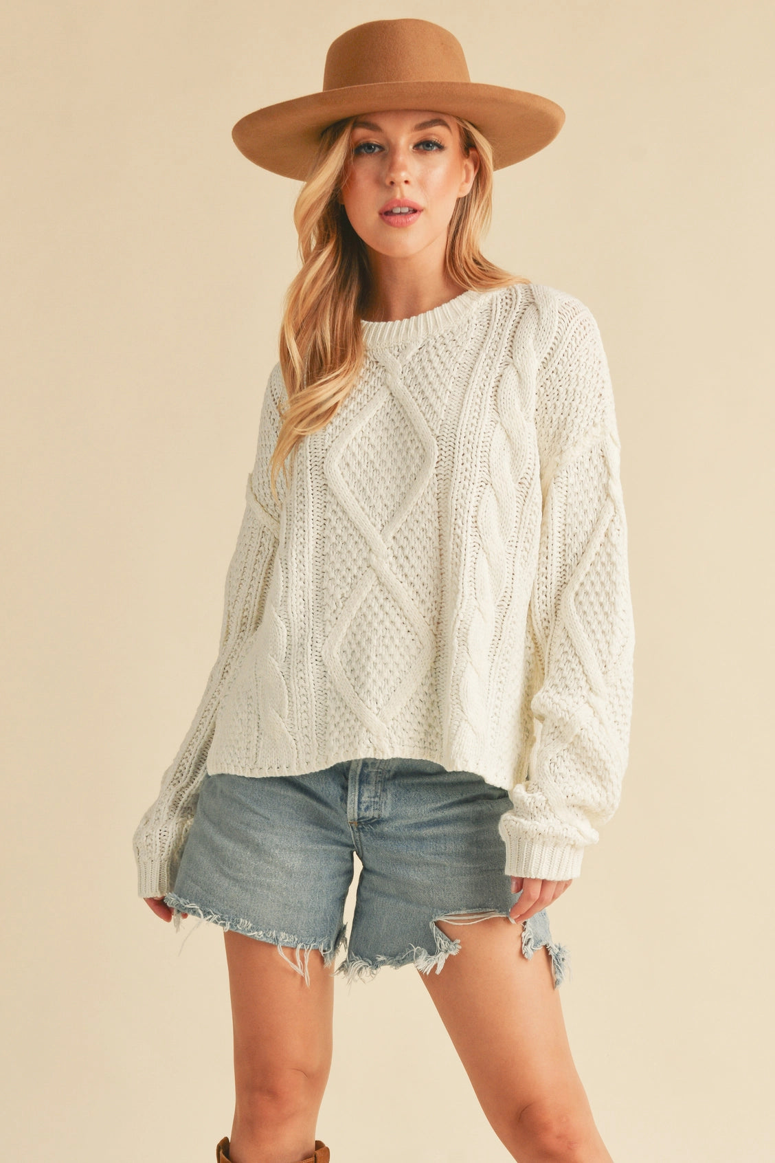 Adela Cable Knit Sweater
